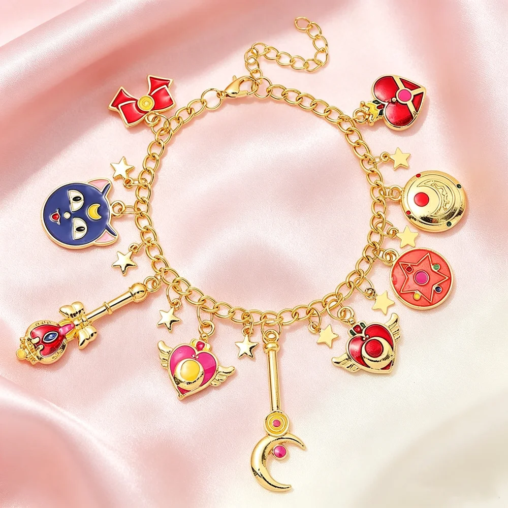 Gelang Anime Rantai Emas denga - Anime Cosplay Face ulasan dan harga