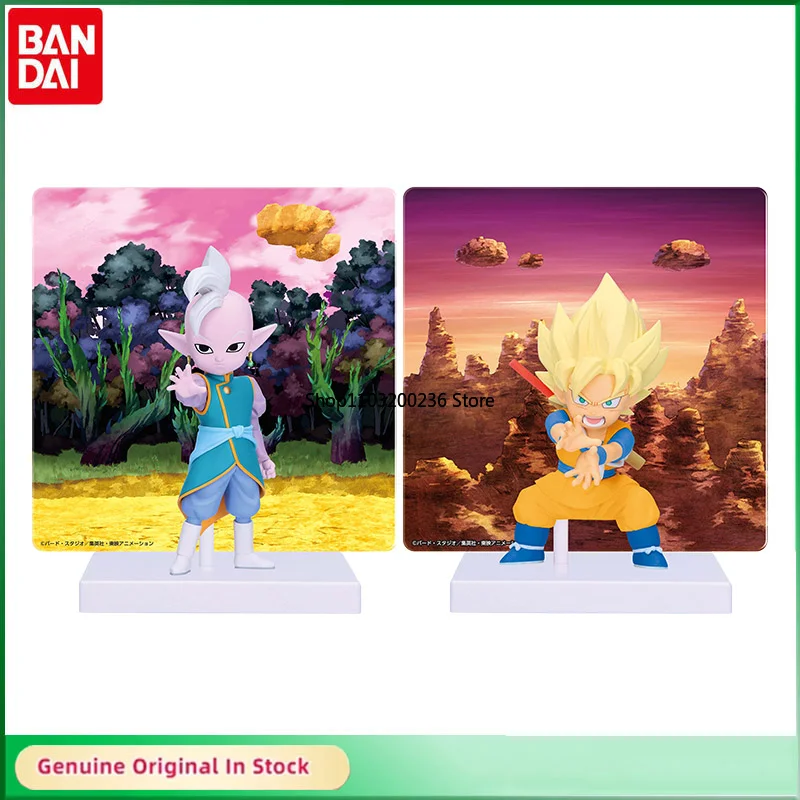 

Bandai Original Dragon Ball DAIMA Supreme Kai&Son Goku Background Series Anime Action Figure Desktop Ornaments Model