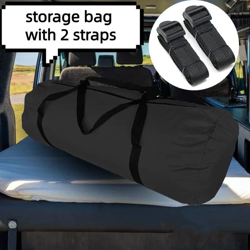 

Campervan Mattress Topper Storage Bag With 2 Bandage Straps Durable Camping Fabric Roof Bed Mattress Bag Waterproof Accessories