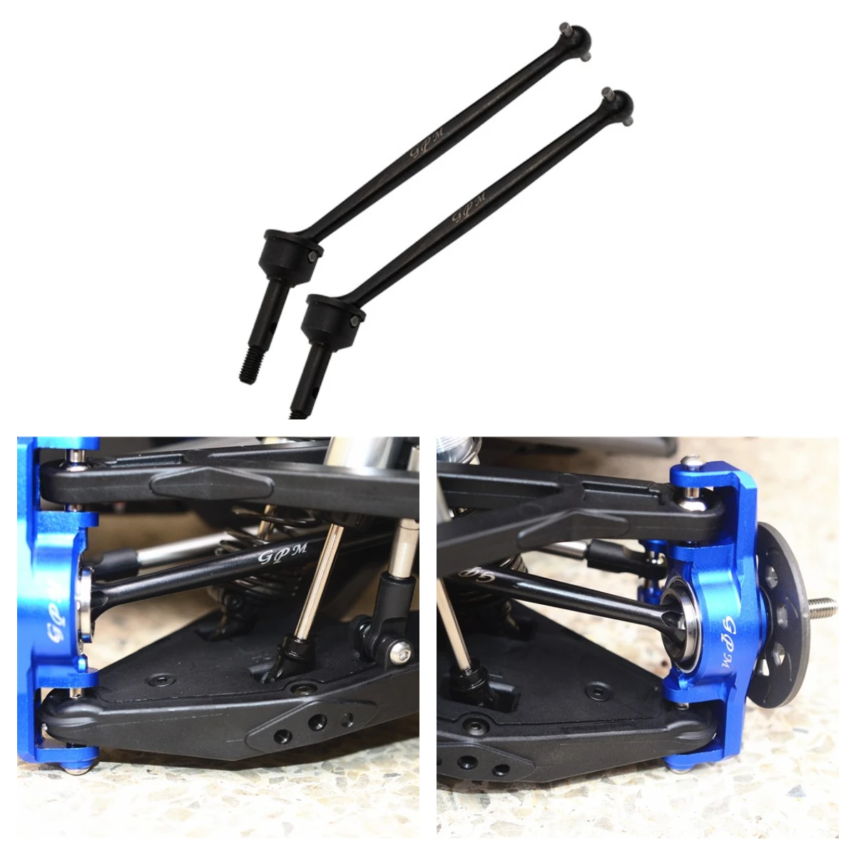 

GPM Extra Duty Front CVD & SST Joint And Harden Steel Body For TRAXXAS 1/7 UDR 85076-4