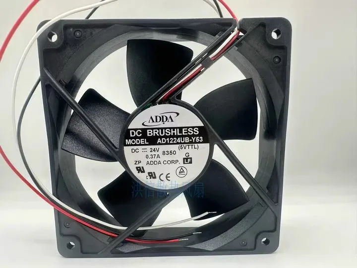 Free shipping new 12032 AD1224UB-Y53 24V 0.37A 120*32MM cooling fan