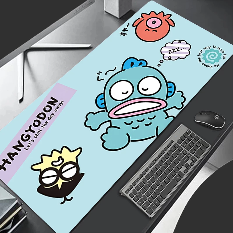 Pattern Game HD Mousepad Pad Rubber Mouse Pad Desk Gaming Non Slip Table Mat PC Gamer Cabinet Mousepad H-hangyodon Keyboard Pad