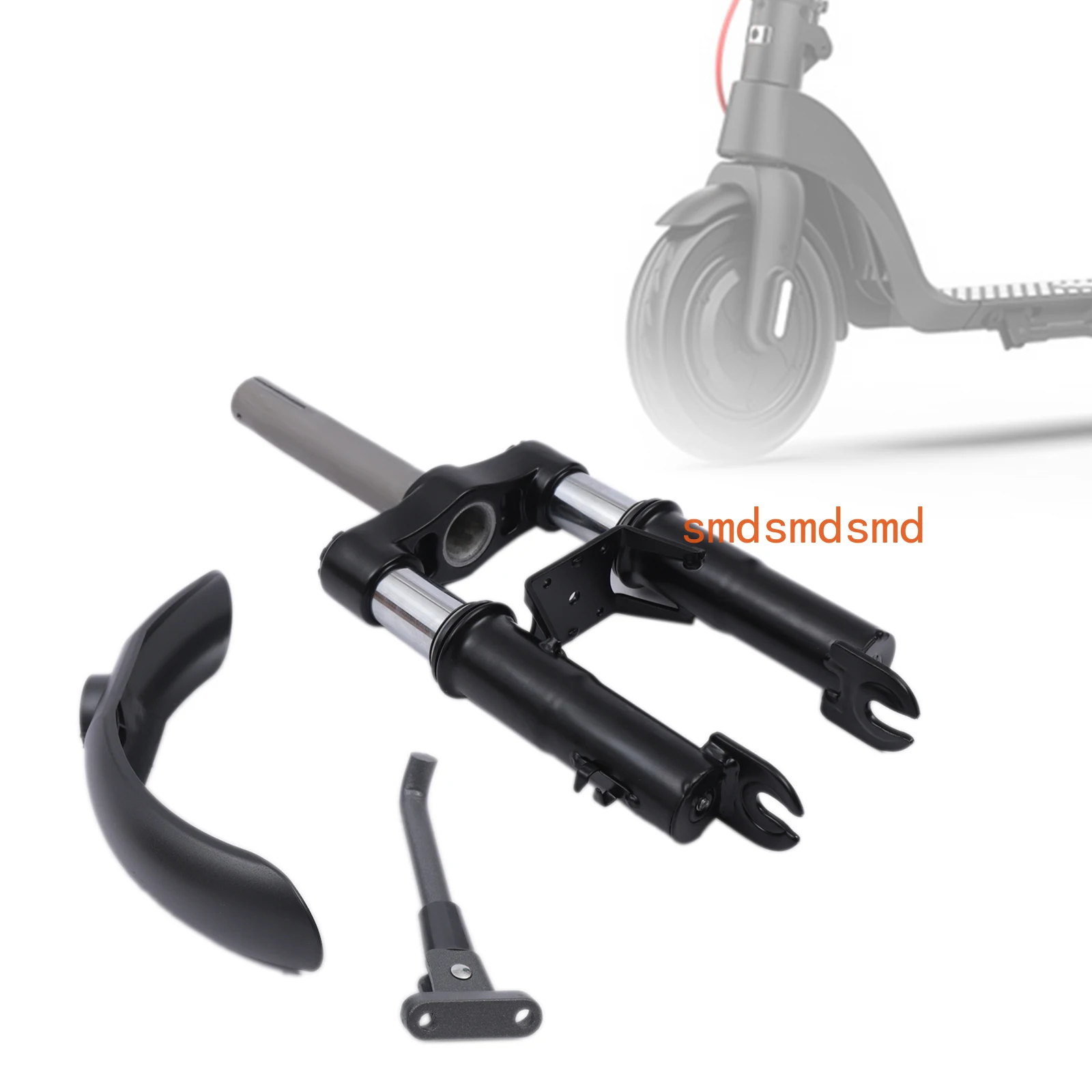 Suspension Forks, For M365, 1S, Pro, Pro2, Mi3 Scooter Forks, Scooter Front Fork with Foot Support + Fenders