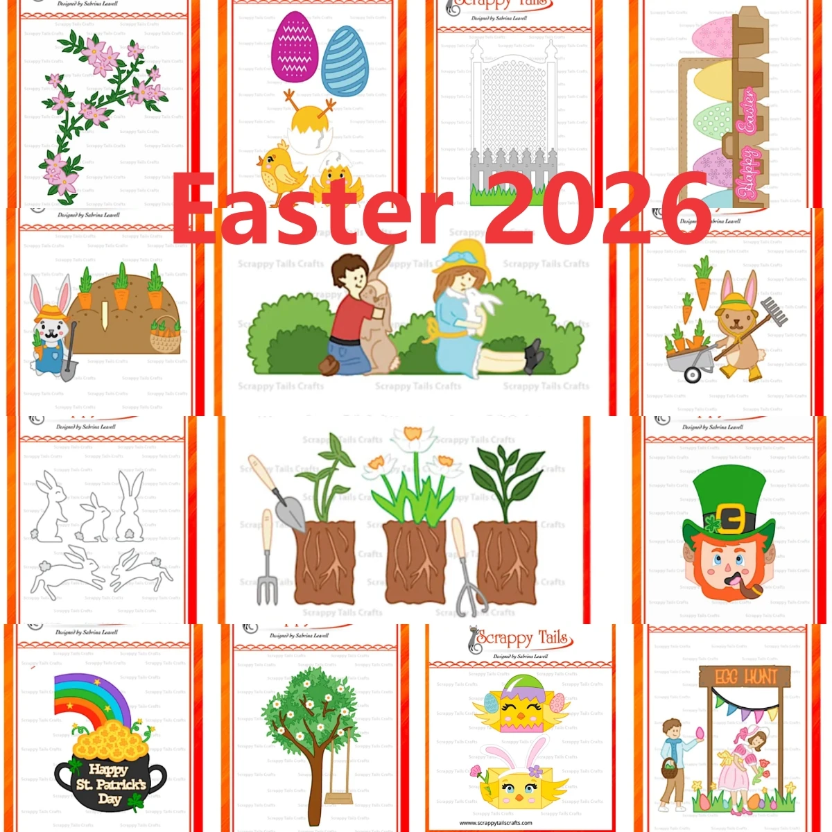 Easter Eggs and Chickens 2026 NEW Cutting Dies Scrapbook Diary Decoration Stencil Embossing Template DIY Greeting Card Handmade