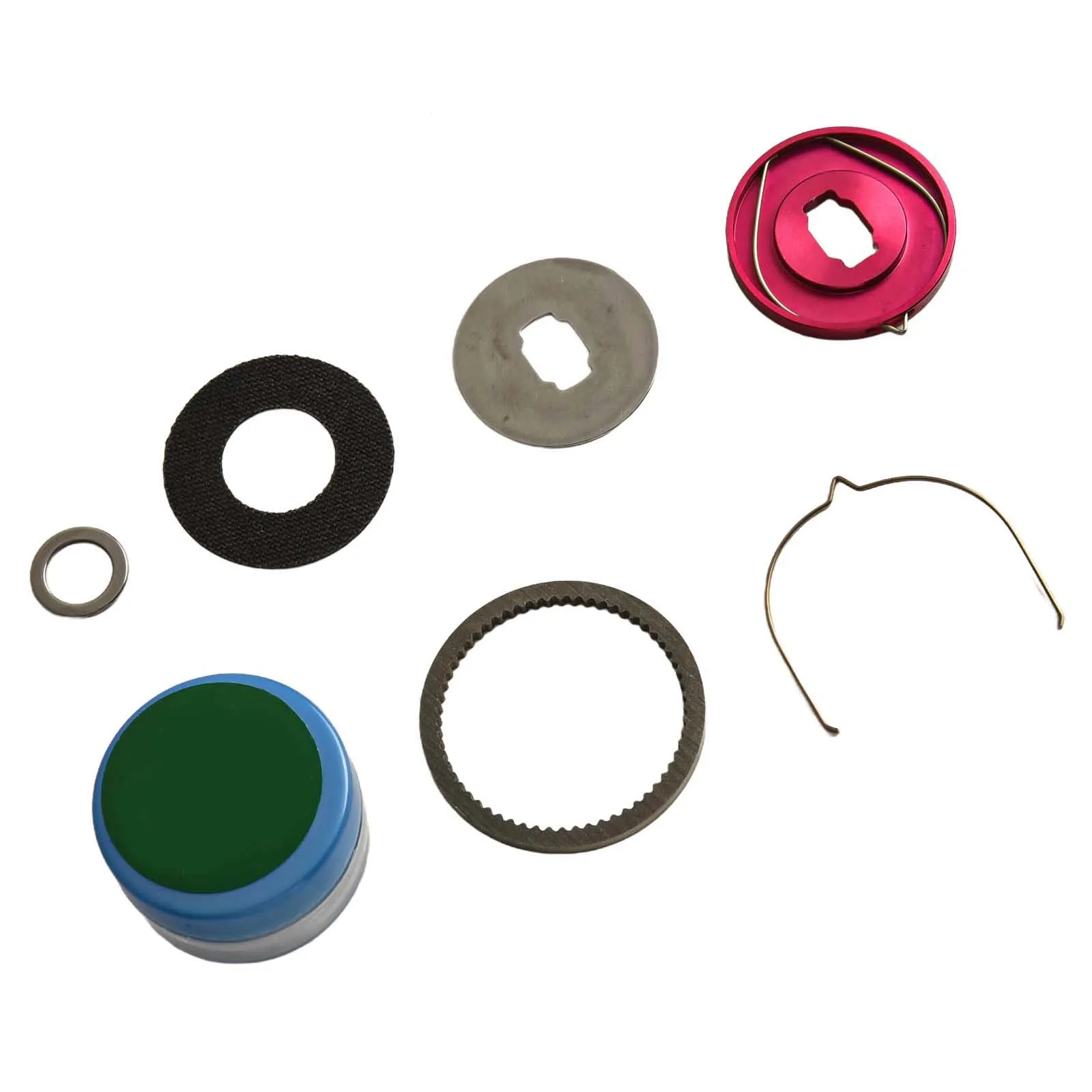 Stainless Steel Gasket Carbon Fiber Brake Pads Unload Alarm Drag Click Kit for DAIWA For TATULA TYPE for hd 150 200 Baitcasting