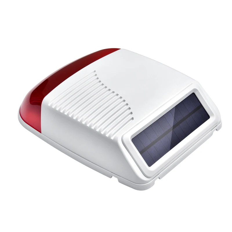 433MHz Wireless Solar Strobe Siren Waterproof For Tuya PG103 106 107 W2B W3B W4B W7B G30 G50 Home Burglar Wifi GSM Alarm System