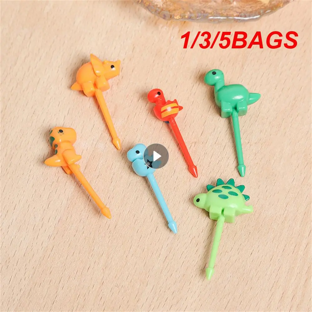 1/3/5BAGS Fork Pleasure Multifunction Whimsical Top Rated Kids Dining Room Decorations Dinosaur