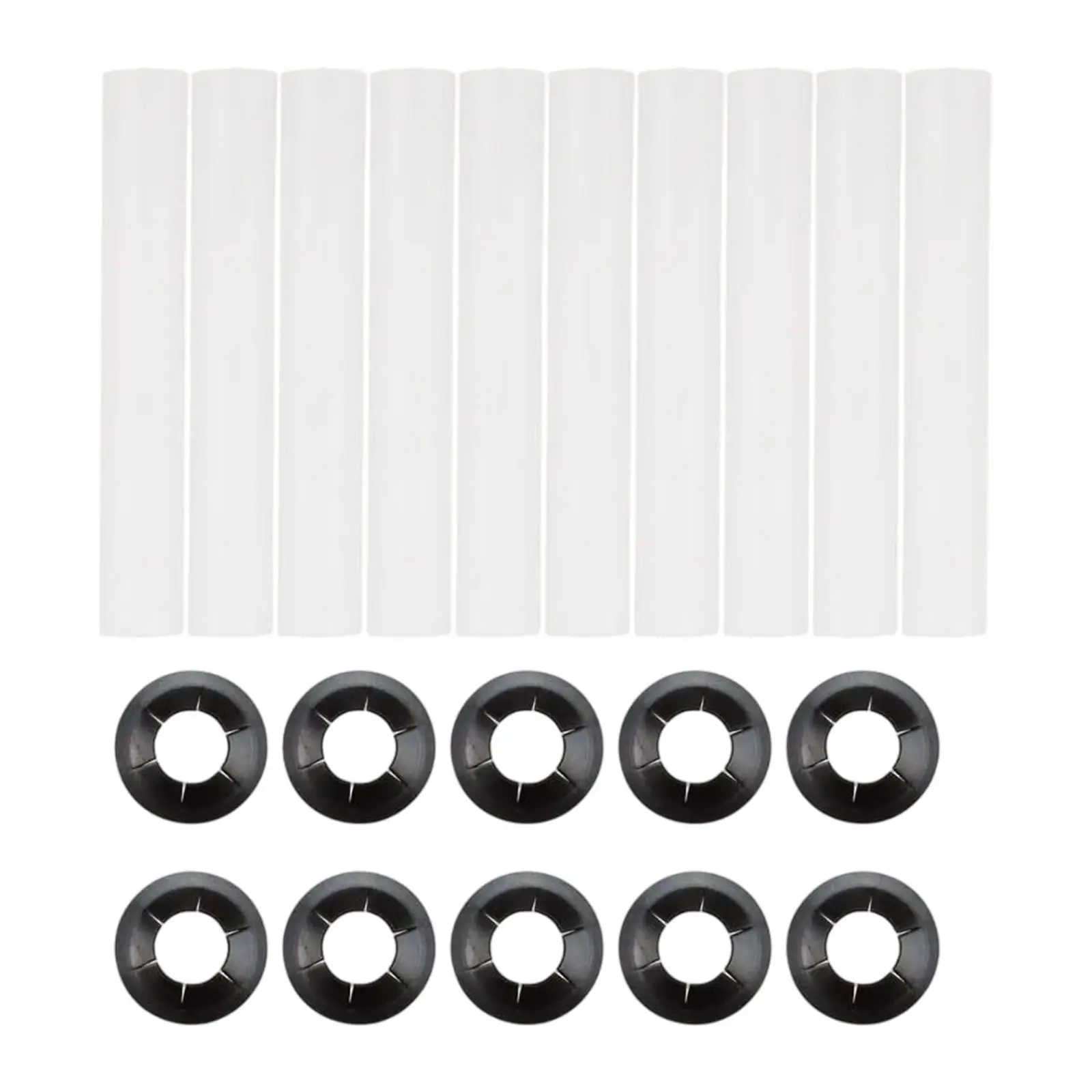 

10 Roller Shaft Gaskets Easy to Install Maintenance High Load Repair Spare Bearings 10 Garage Door Hinge Quiet Roller Sleeves