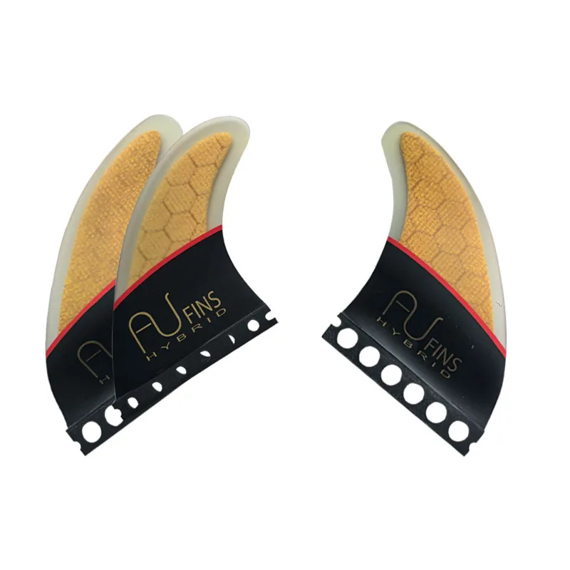 

FUTUER surfboard fins, 3-piece surfboard tail, double fins, main fins, side fins, sup paddle board, surfboard propeller, made of
