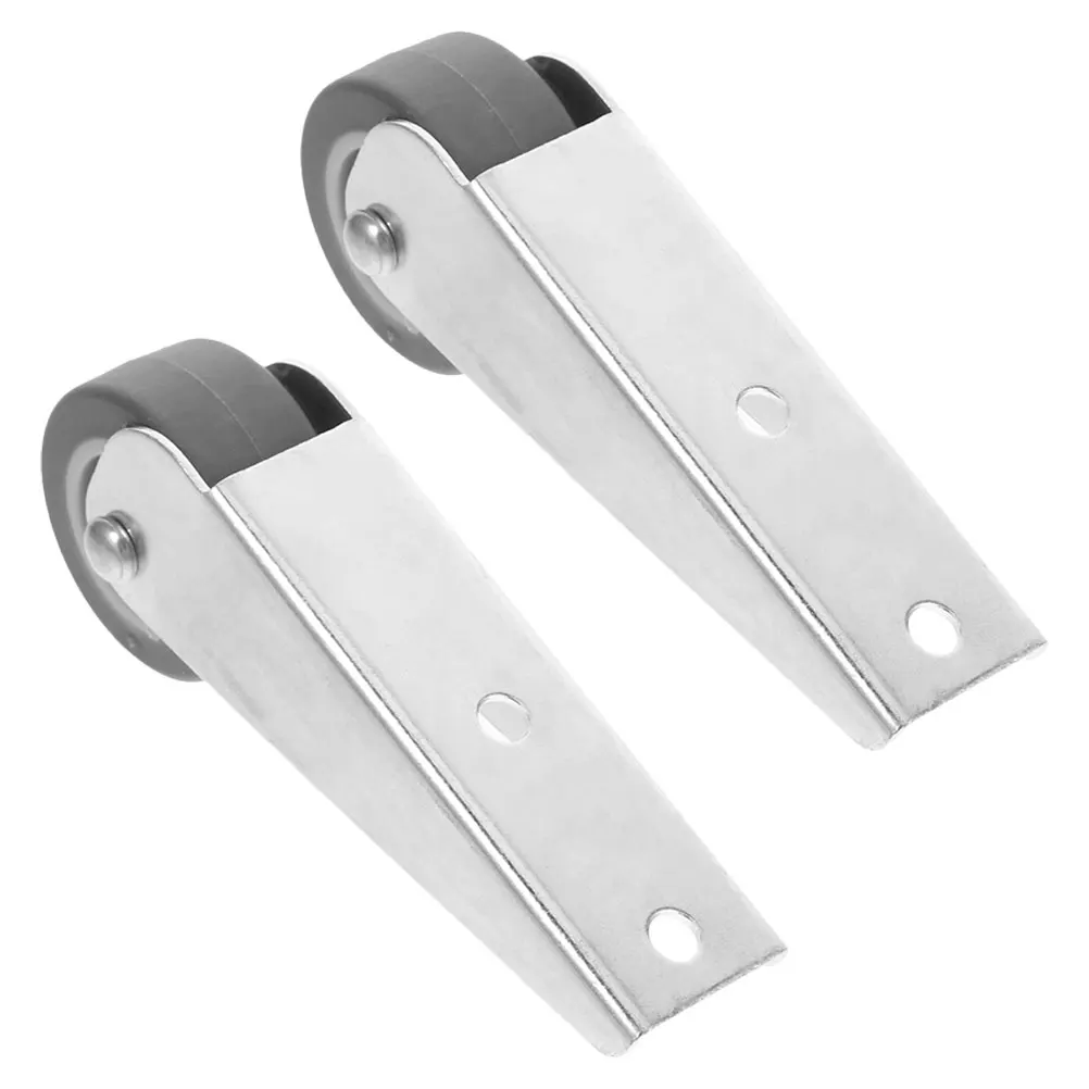 

2Pcs Barn Door Wheels Sliding Door Rollers Silent Smooth Operation Durable Nylon Galvanized Material for