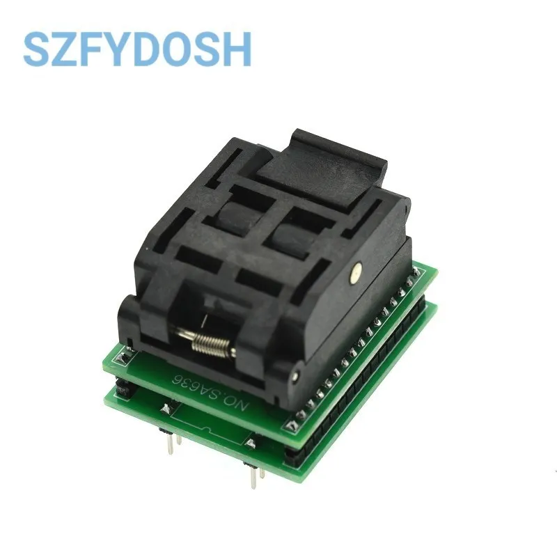  TQFP32 QFP32 TO DIP32 IC Programmer Adapter Chip Test Socket Burning Seat Integrated Circuits