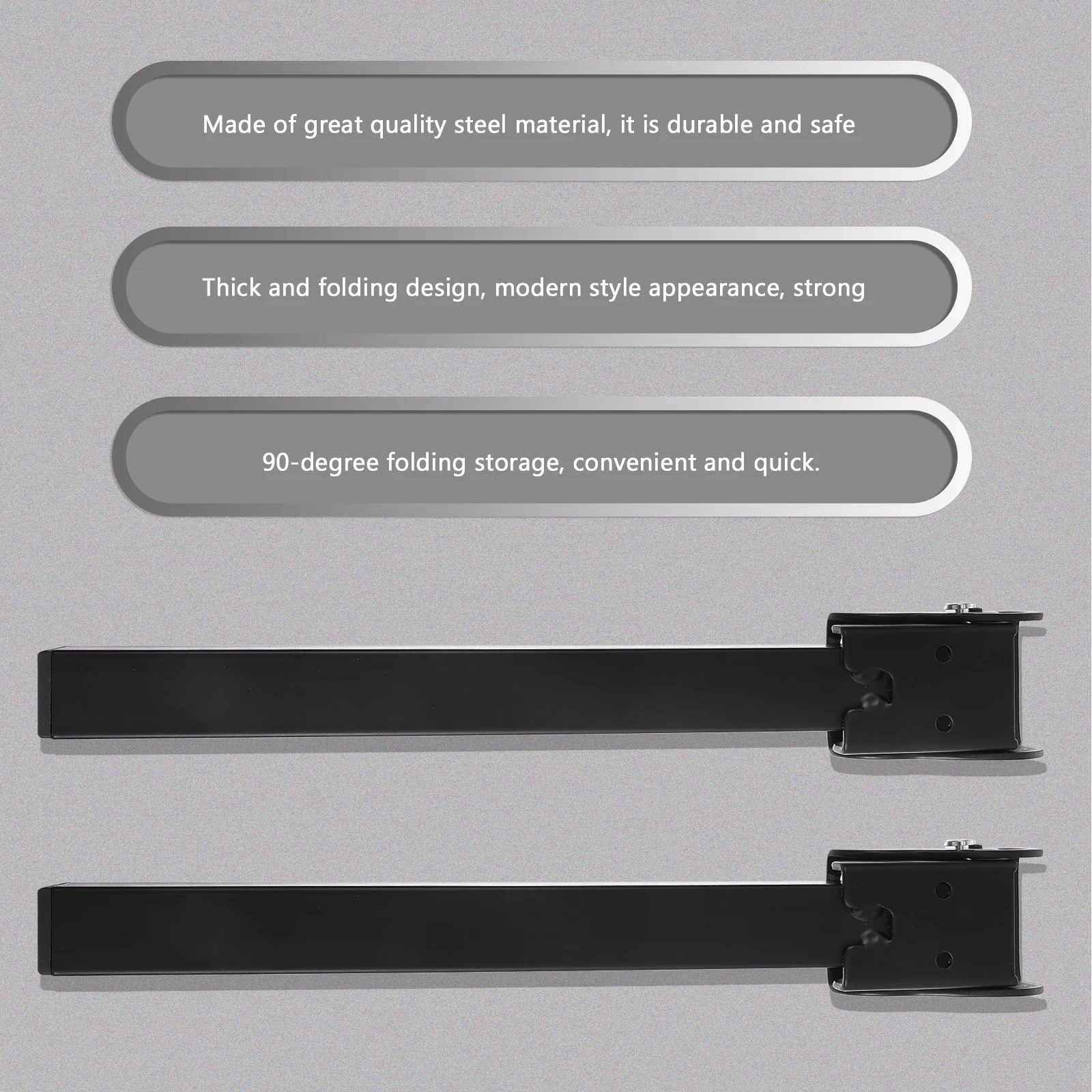 

2pcs Sofa Feet Hardware Accessories 29.5CM Foldable Metal Brackets Strong Bearing Modern Furniture Support Sturdy Legs Self