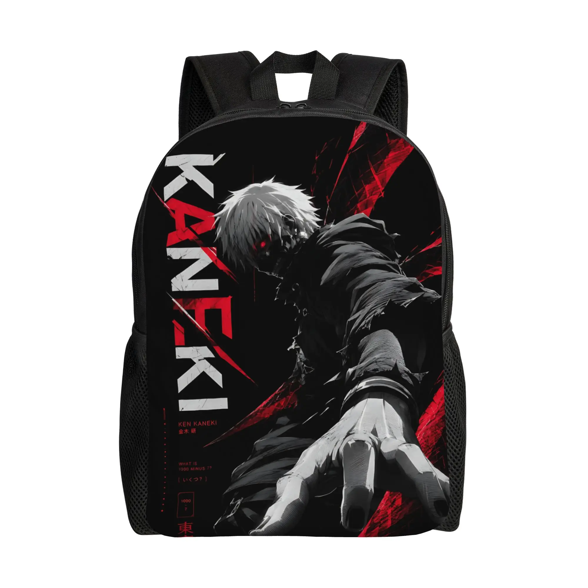 Fashion Halloween Tokyo Ghoul Kaneki Backpacks Its Bag  mochila Office Work Large Capacity Rucksack