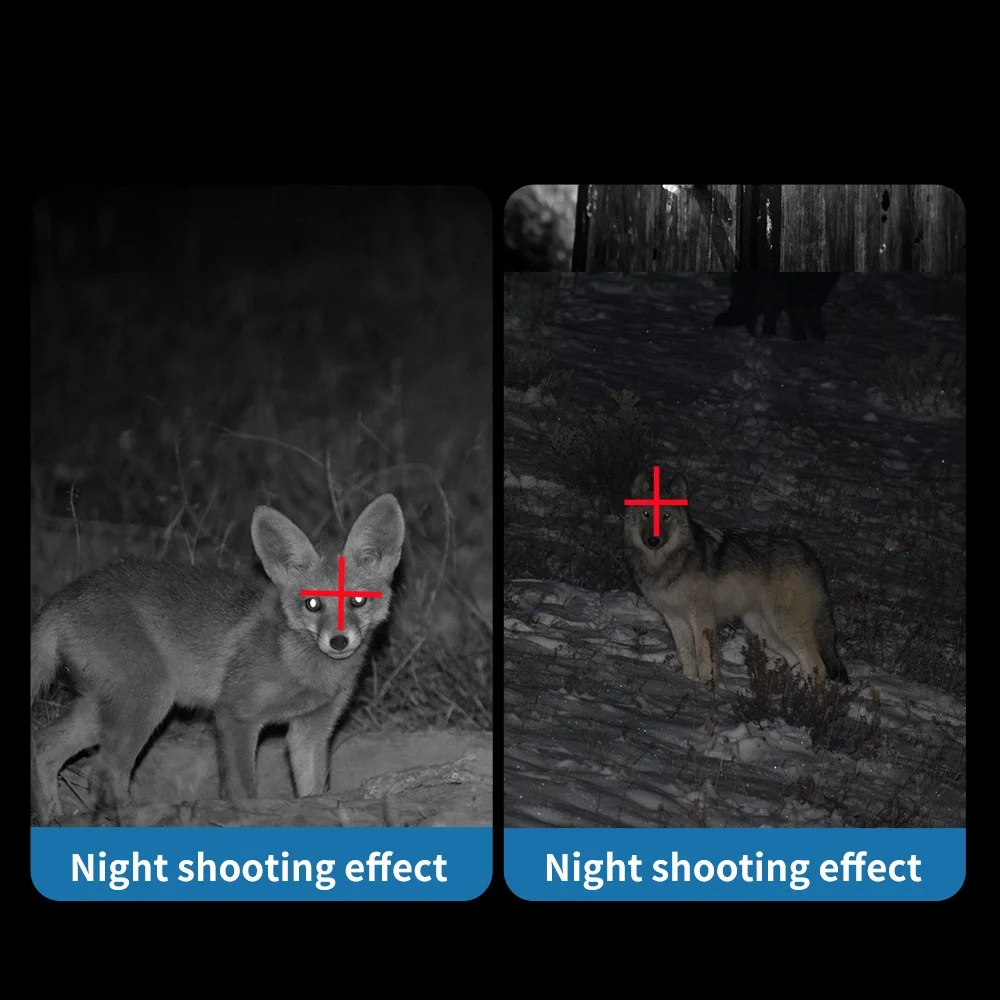 AI ZOOM X5 مشهد بندقية خارجي، جهاز رؤية ليلية للصيد دقة 1920*1080، كاميرا صيد مرئية تصل إلى 400 متر #3