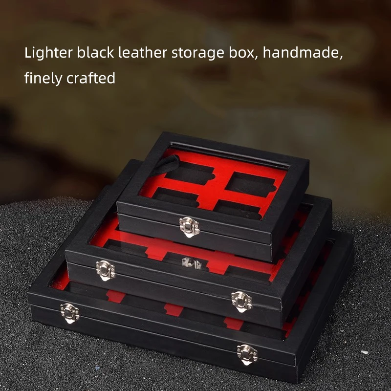 Lighter storage box, men's personalized fire machine collection and storage box, retro fire machine organizing box
