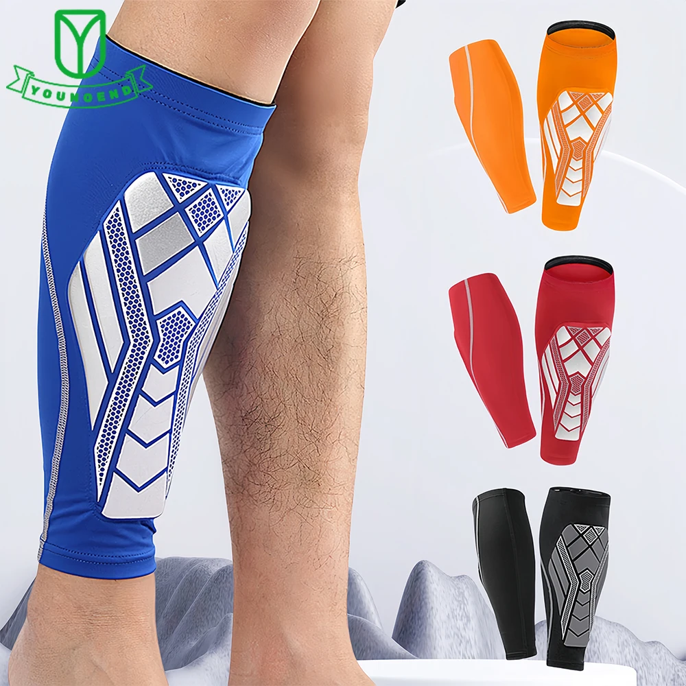 

Soccer Leg Compression Sleeves Calf Support Sleeves Men Women Comfortable Secure Footless Sock for Fitness,Running,Shin Splints