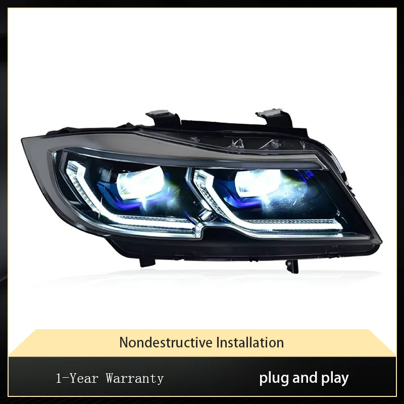 

New Style Headlight For BMW E90 316i 318i 320 328 330i 2005-2012 Front Lamp Assembly Refit LED Driving Dynamic Turn Signal Light