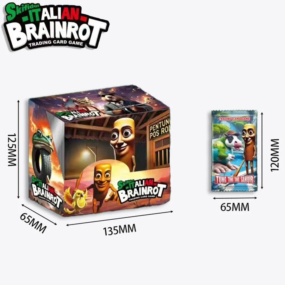 НОВЫЕ итальянские карты Brainrot, классические коллекционные карты Tung Tung Tung Sahur Tralalero Tralala, детские коллекционные карты