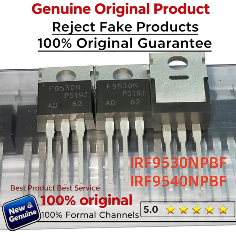 10-50-100PCS 100% New Imported Original IRF9530NPBF F9530N IRF9540NPBF F9540N TO-220 Transistor MOSFET P-CH 100V 14A 23A