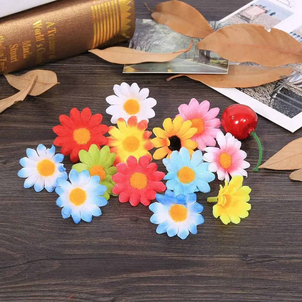 造花,デイジー,結婚式用,100個