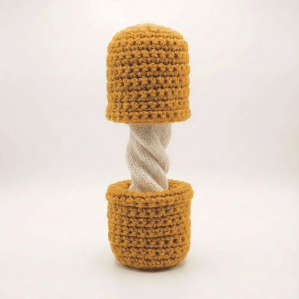 Warm Mozzarella Stick Scarf Windproof Cute Hand-Knitted Scarf Comfortable with Hand Pockets Cheese Stick Scarf Outdoor