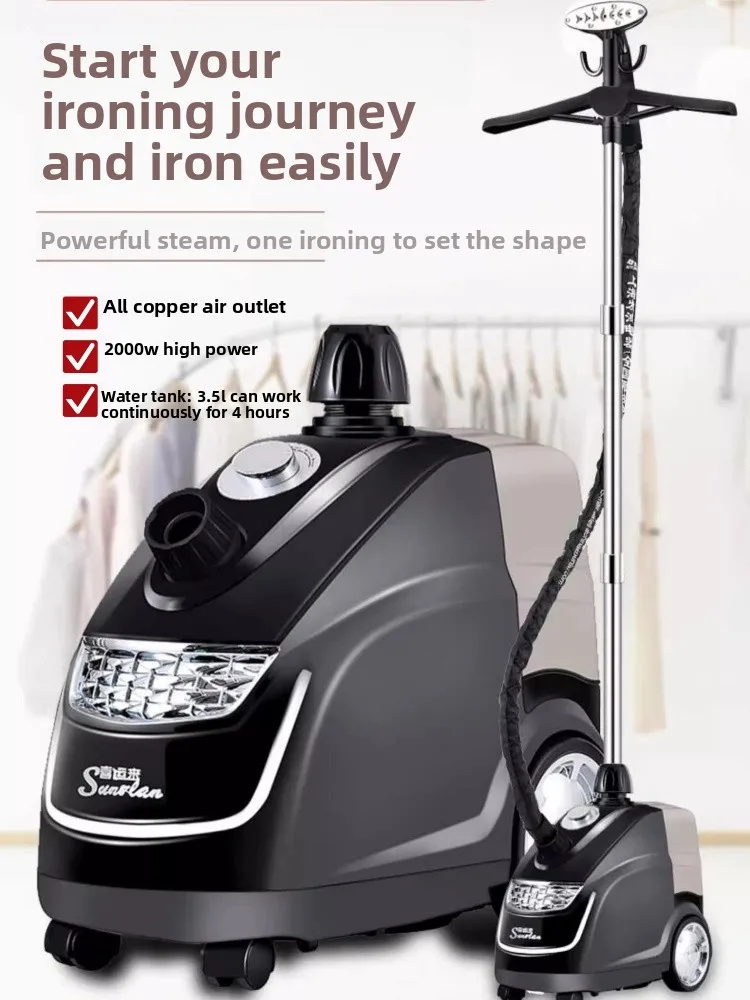 Garment Steamers Hanging Ironing Machine Vertical Clothes Ironer High-Power 3.5LWater tank for 4H of Continuous Operation 220V