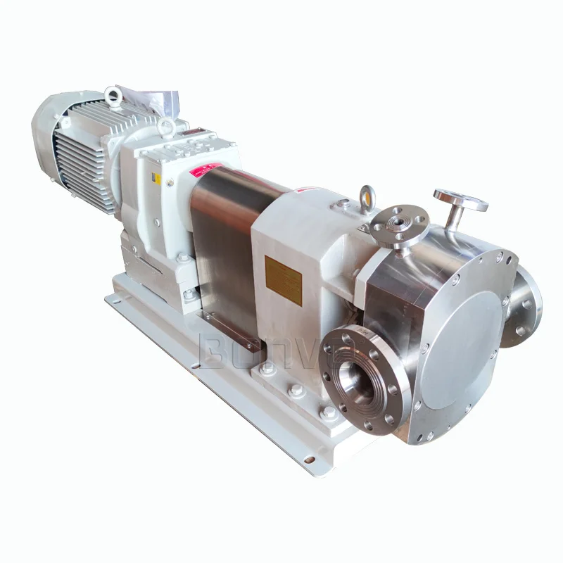 Industrial Heating Jacket Lobe Pump for High Viscosity Resin and Glue SS316L Rotary Rotor Pump for Chemical Adhesive Transfer