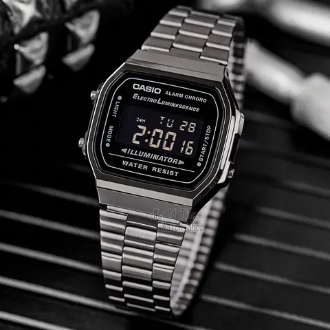 Casio Herrklocka Affärsmode Cool Design Analog Display Quartz Urverk Vattentålig A168WGG- 6 best sales Casio Edifice-replika - №5