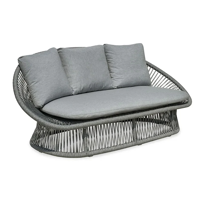 

# Заводская поставка, уличный алюминиевый веревочный патио, стул для отеля, балконная мебель, современный садовый диван, набор #