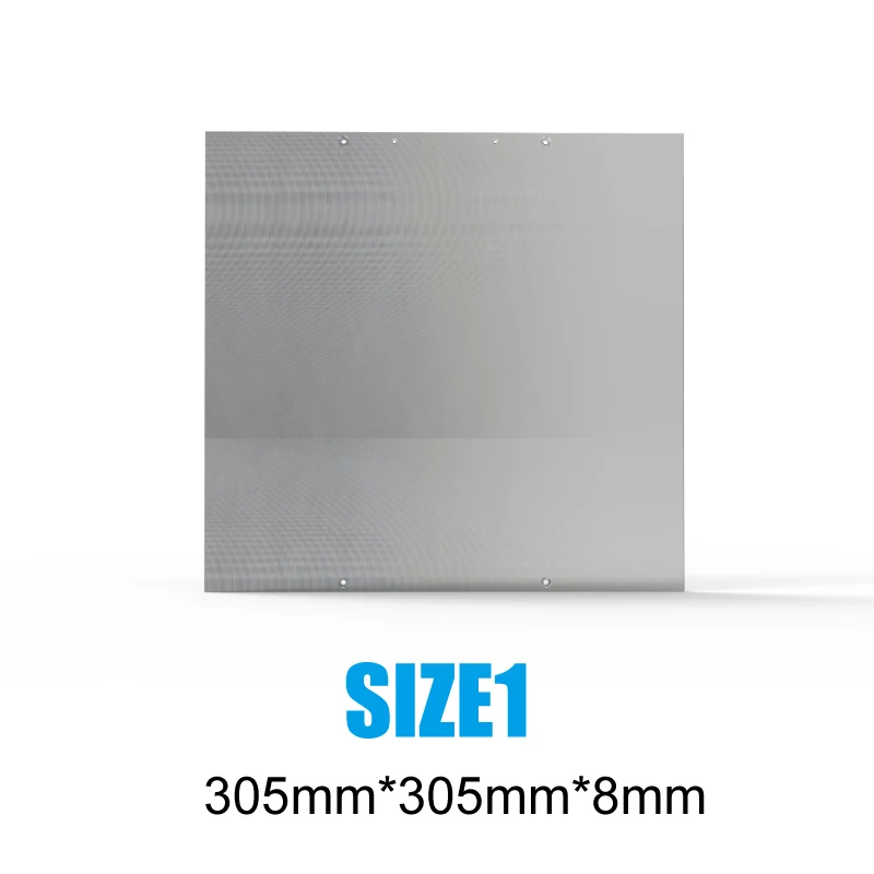 Mellow 300 MM/350 MM Voron 2.4 3D Printer 5A83 Precisie Gegoten Aluminium Bouwplaat 8mm Hot Bed voor Verminder Warmte Vervorming Broeinest