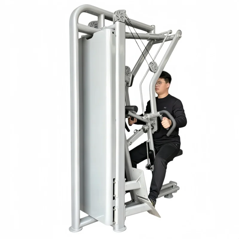Commercial Use Steel Seated Rowing Machine-Large Loader for Chest Arms Shoulder Workout Complete Seated Leg Curl / Extension