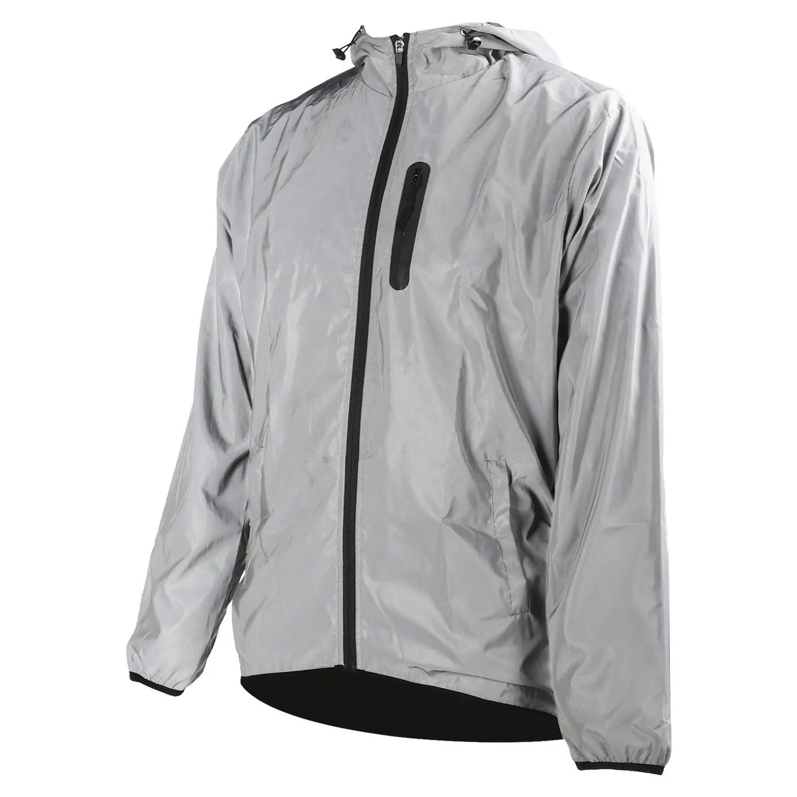 

Breathable Cycling Hooded Jacket with Reflective Design - Ideal for hiking Outdoor Activities