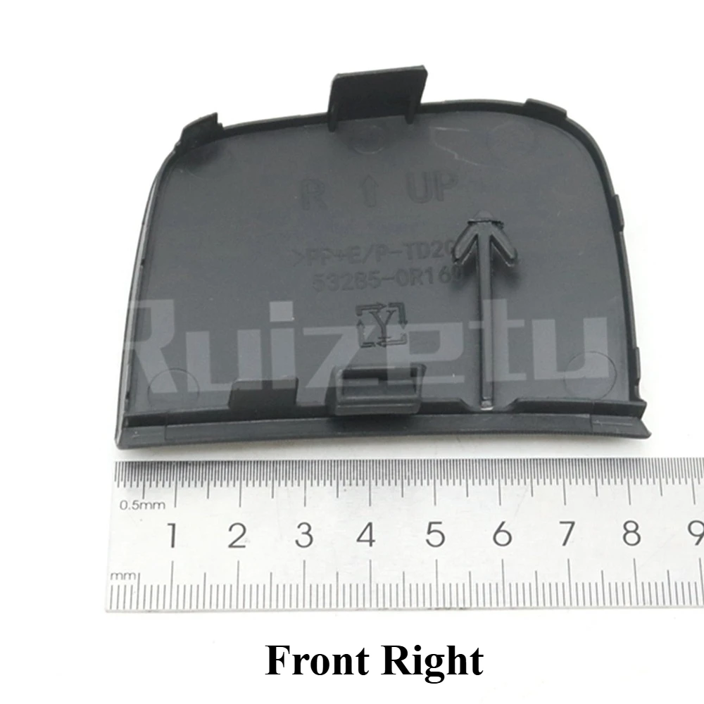 5328642160 5328542150 المصد الخلفي الأمامي مقطورة الجر نقل غطاء العين غطاء سحب هوك غطاء لتويوتا BZ4X 2022-2024 #5