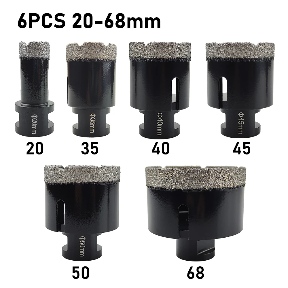 1 stks M14 Draad Diamant Droog Vacuümgesoldeerde Boren Core Bits Set porseleinen tegels kronen Boor Graniet Marmer Gatenzaag Gereedschap