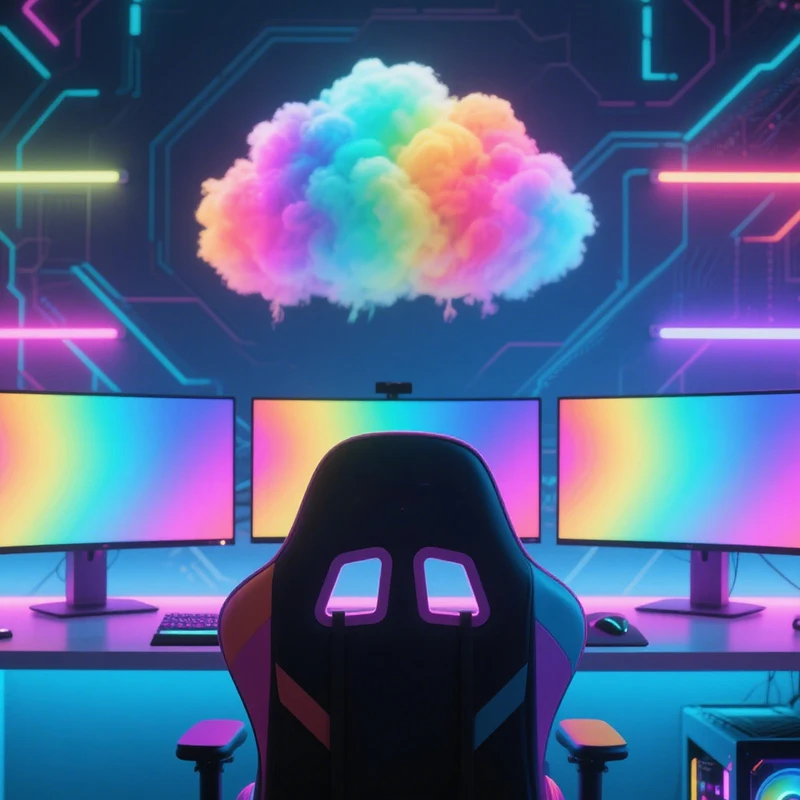 Kit d'éclairage cloud 3D avec synchronisation de musique, bande lumineuse LED RGBIC multicolore, télécommande et contrôle par application, éclairage d'ambiance pour chambre à coucher