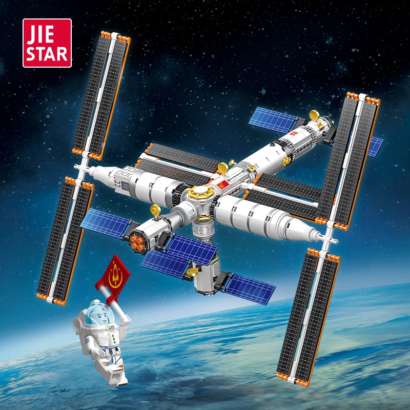 Technology Space Station Deep Space Center Building Block 58006 838Pcs Puzzle Space Aviation Base Ornaments Moc For Boy Adults