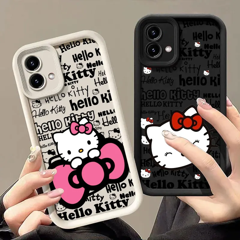 

Hello Kitty Cute Phone Case For Motorola Moto Edge 60 50 Fusion 40 NEO G85 G84 G75 G54 G53 G35 G34 G22 G15 G14 E40 E32 E22 Funda