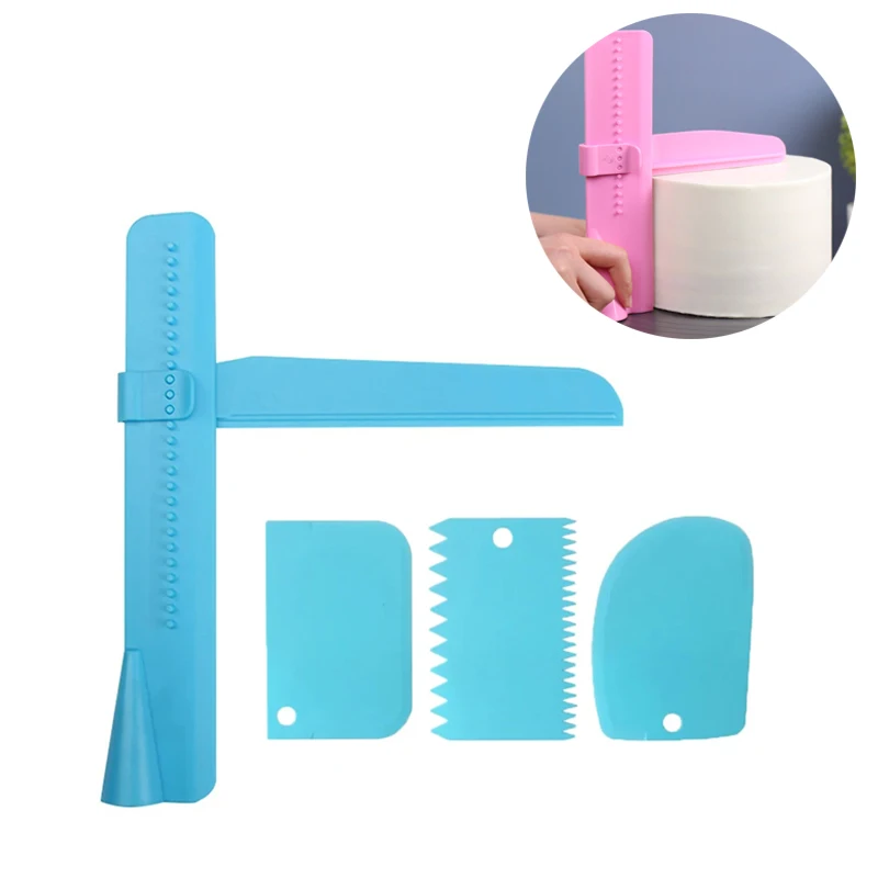 Adjustable Kitchen Turning Sugar Leveling Device Cake Decorating Cake Spatula DIY Food Grade Plastic Cake Kitchen Pastry Tools