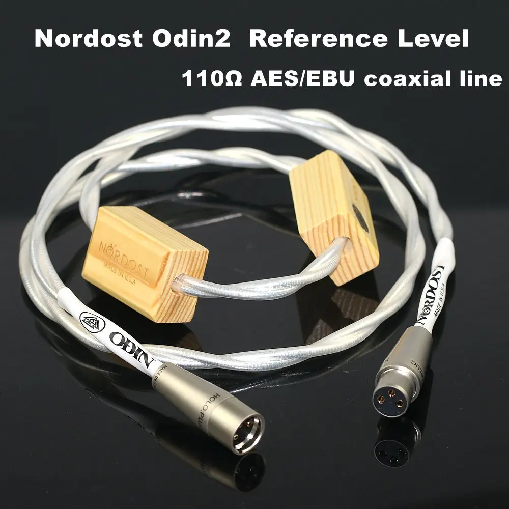 Original Nordost Odin2 Supreme Reference Grade Sterling Silver 110Ω AES/EBU Coaxial Digital Cable XLR Plug Audio cable