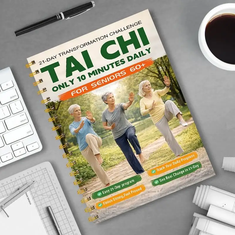 21 Days Transformation Challenge Tai Chi For Seniors Only 10 Minutes Daily Tai Chi Walking Easy 3 Week Program Book Guide