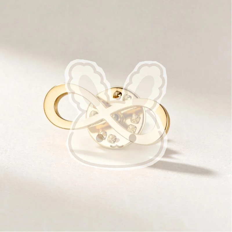 Skyrim Lemniscate Symbol Brooch Pin 1Pcs Stainless Steel Lapel Badge Durable Anti-Rust for Game Cosplay Costume Accessory