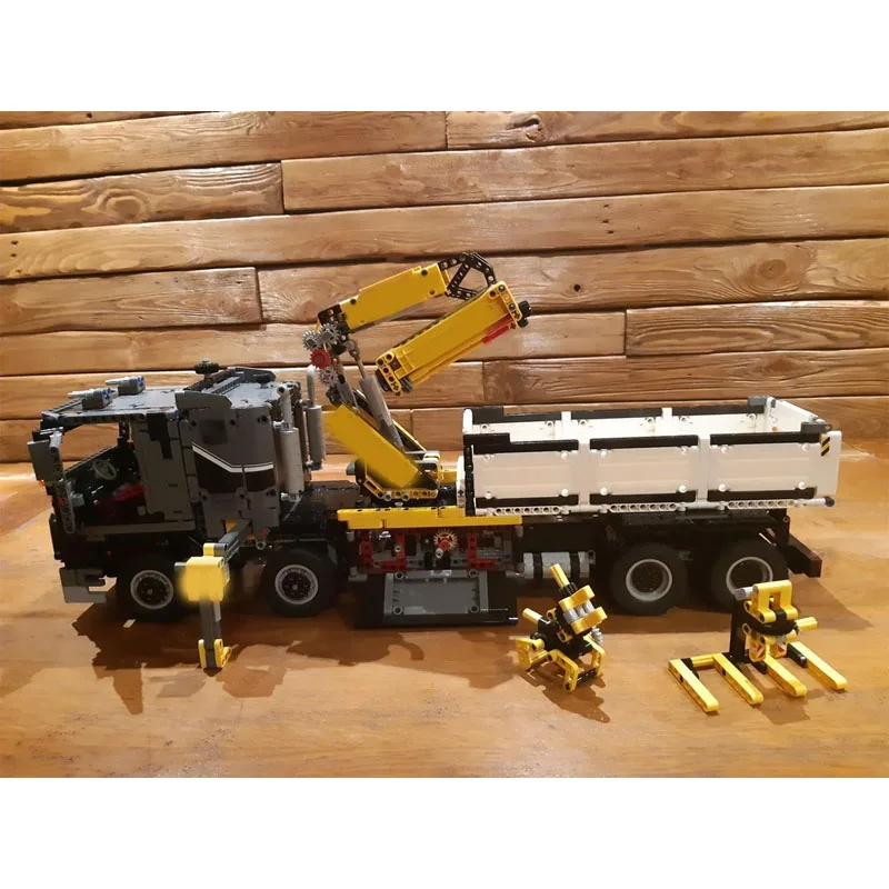 

MOC-84440 Классическая новая модель грузового крана, строительные блоки, 2621, детали, детская игрушка на день рождения и Рождество для мальчиков