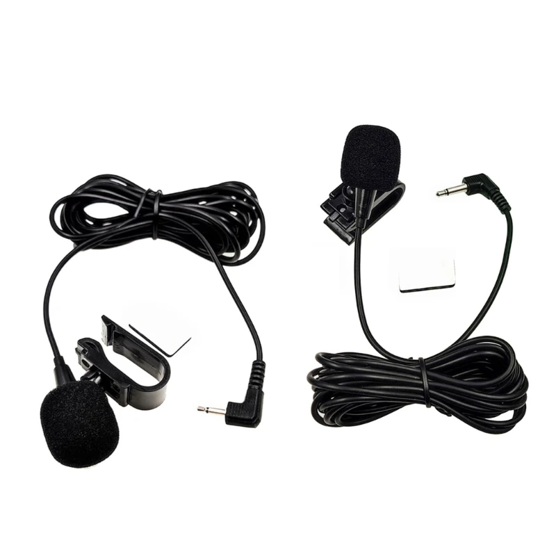 E56B 2.5mm/3.5mm Plug Mic Stereo Mini External Car Microphone