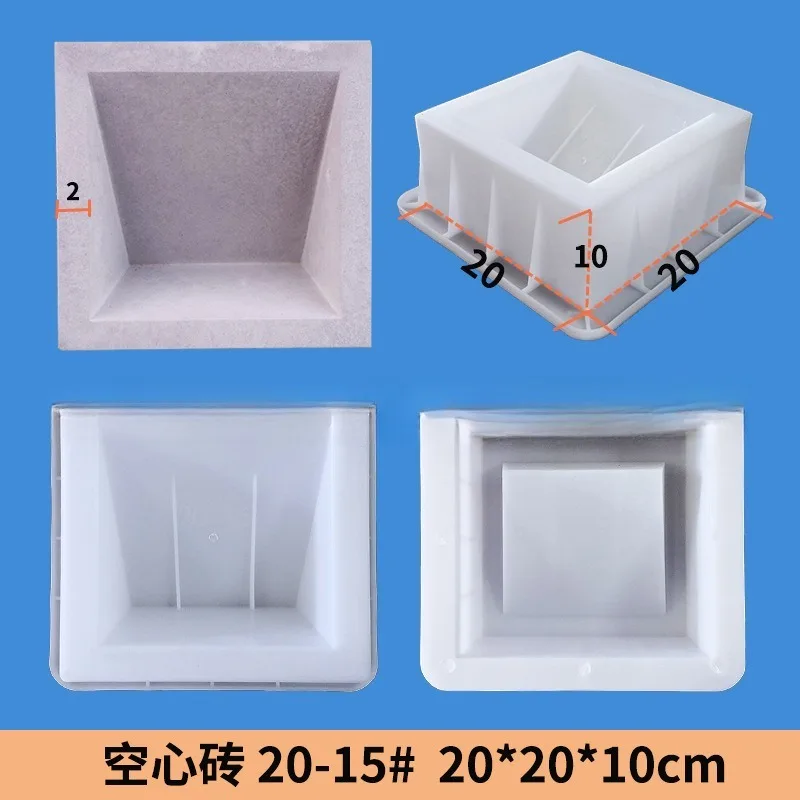 Cement Empty Brick Hollow Three Dimensional Ventilation Partition Wall Decoration Concrete Plastic Mold Manufacturer