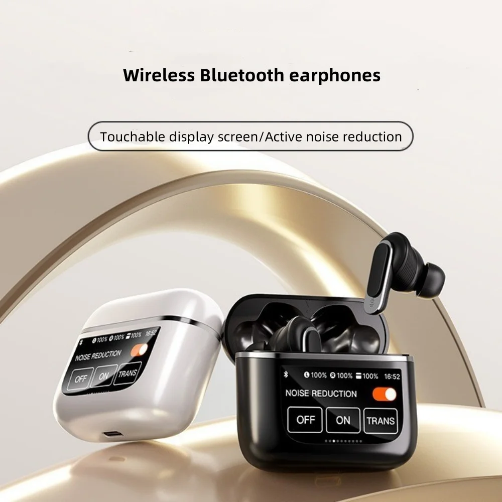 2025 Touch Screen ANC Wireless In-ear Headphones Bluetooth Long Battery life High guarantee TWS noise-cancelling headphone