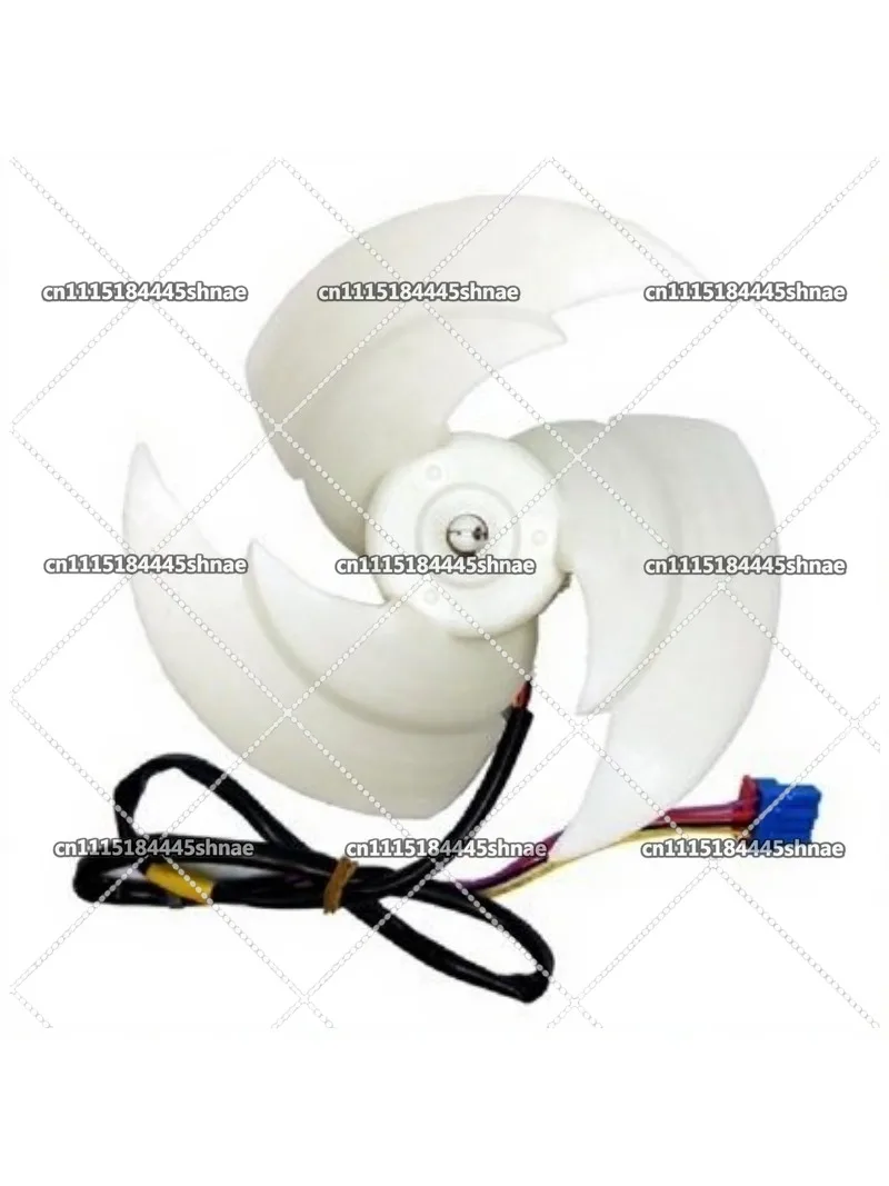 EAU63103301 Refrigerator Condenser Fan Motor, DC12V Long Wire Cooling Fan Replacement for Refrigerator