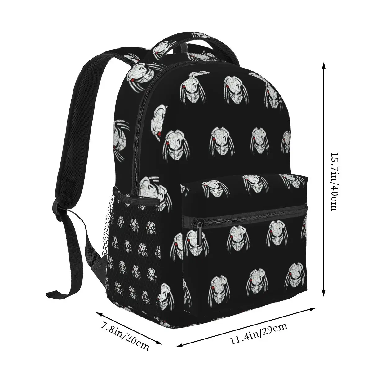 PREDATOR Backpack Backpacks Boys Girls Bookbag Students School Bags Cartoon Travel Rucksack Shoulder Bag Large Capacity