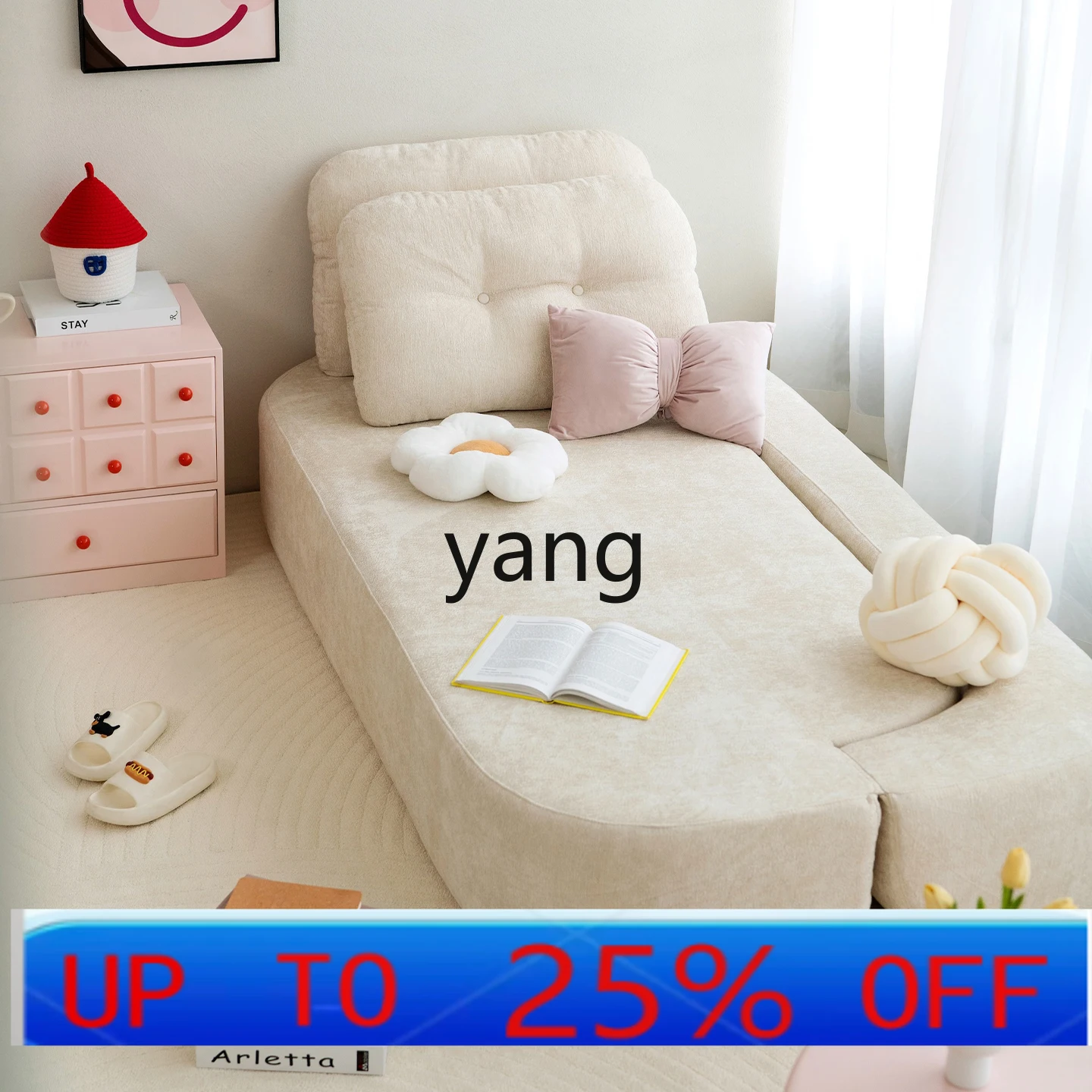 LMMSponge Sofá cama plegable para dormitorio doble