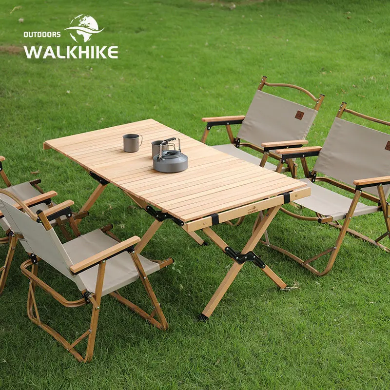 Outdoor folding chair Aluminum alloy Kermit ultra-light portable picnic chair Fishing stool Camping equipment Table and chair