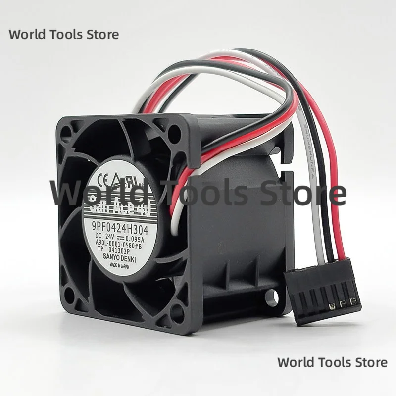 Original Fully Working Cooling Fan 9PF0424H305 A90L-0001-0580#C DC24V 0.095A Replace 9PF0424H304